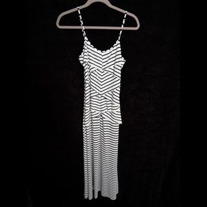 Striped long sundress